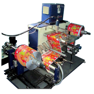 Industrial Inkjet Printer With Winder Rewinder Machine